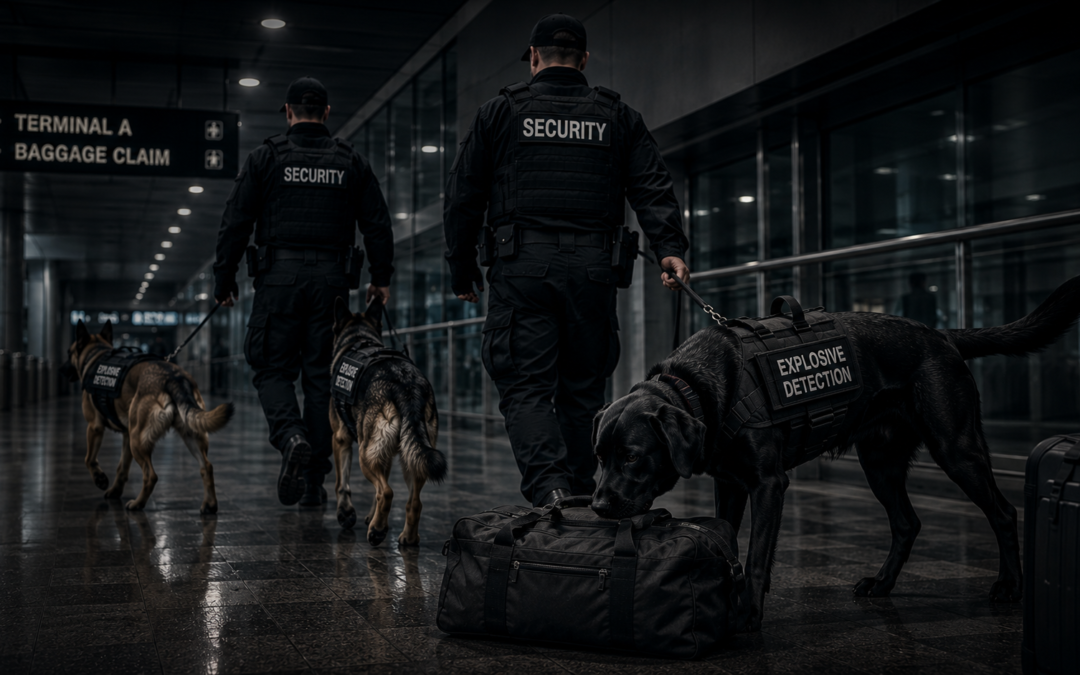 Benefits of Multi-Explosive Detection Dogs for Security